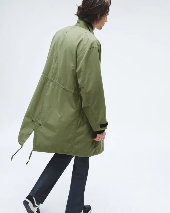 Men Coats 038 Jackets Rag 038 Bone Falcon Cotton Nylon Parka Lichen