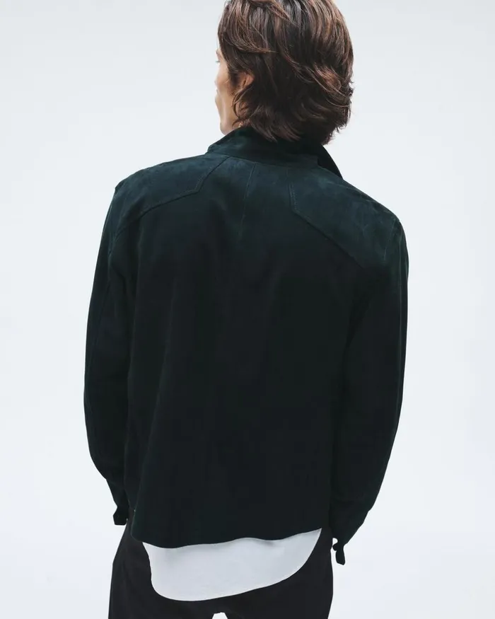 Men Coats 038 Jackets Rag 038 Bone Grant Suede Jacket Salute
