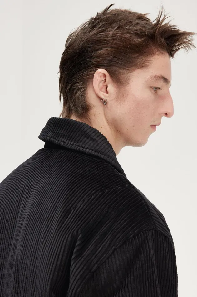 Men Coats and Jackets Fred Perry Bomber Jacket Black