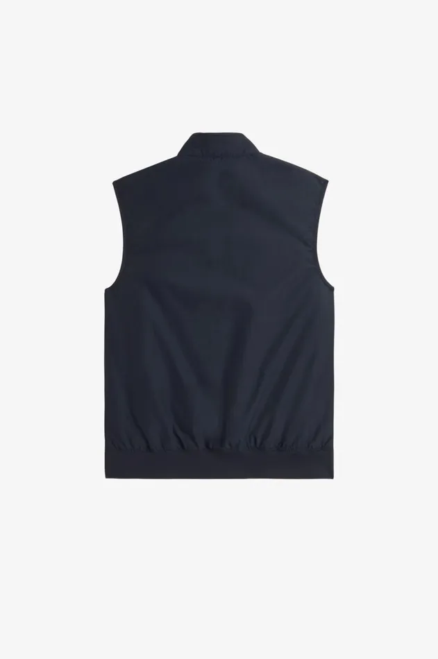 Men Coats and Jackets Fred Perry Brentham Gilet Navy