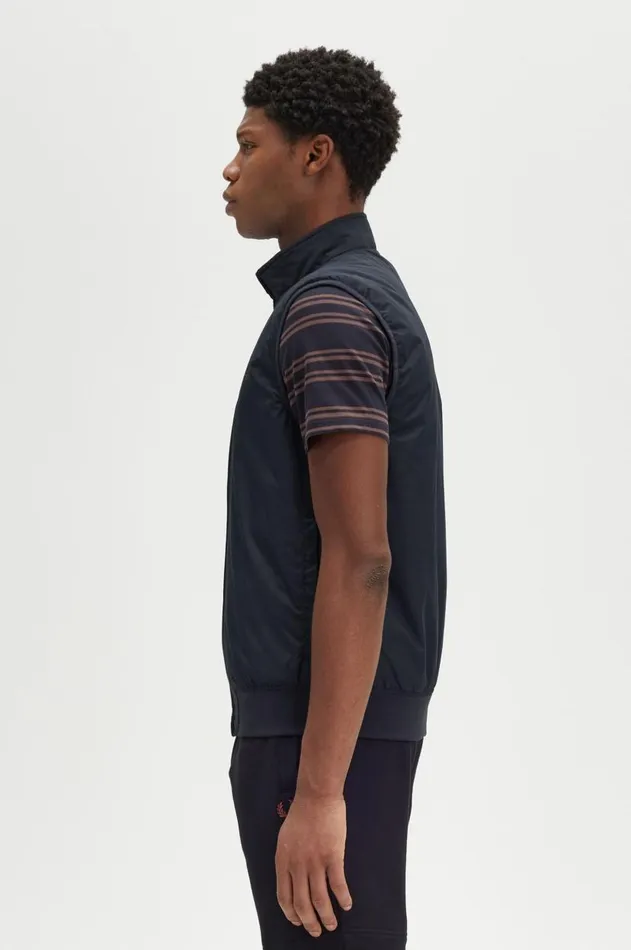 Men Coats and Jackets Fred Perry Brentham Gilet Navy