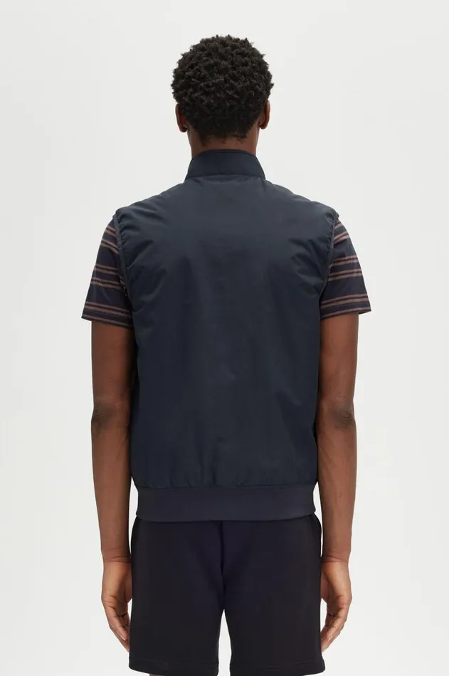 Men Coats and Jackets Fred Perry Brentham Gilet Navy