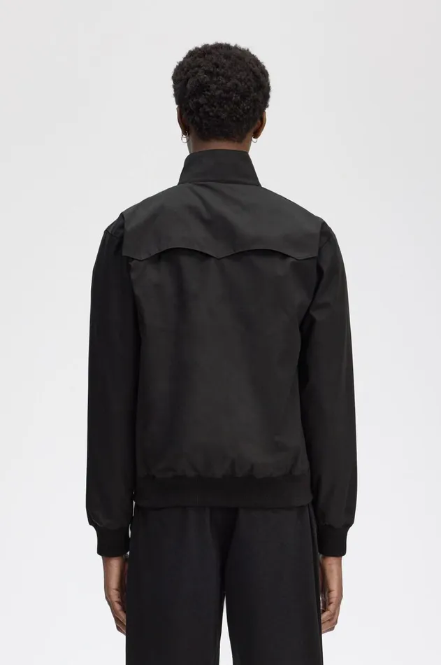 Men Coats and Jackets Fred Perry Harrington Jacket Black