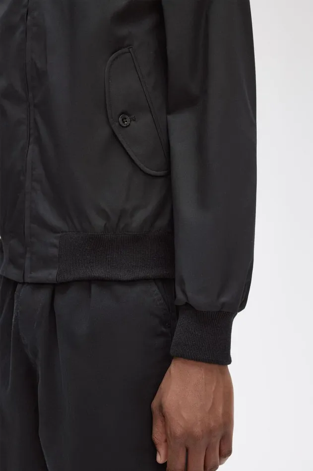 Men Coats and Jackets Fred Perry Harrington Jacket Black