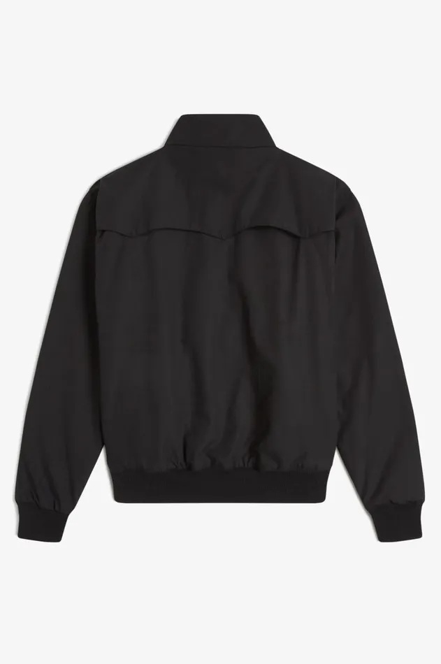 Men Coats and Jackets Fred Perry Harrington Jacket Black