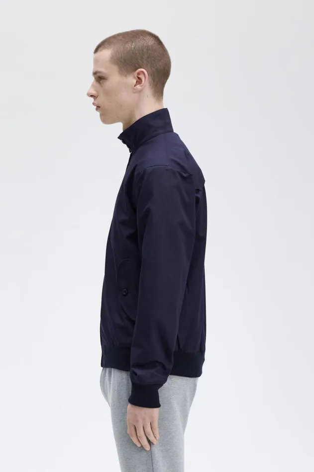 Men Coats and Jackets Fred Perry Harrington Jacket Navy