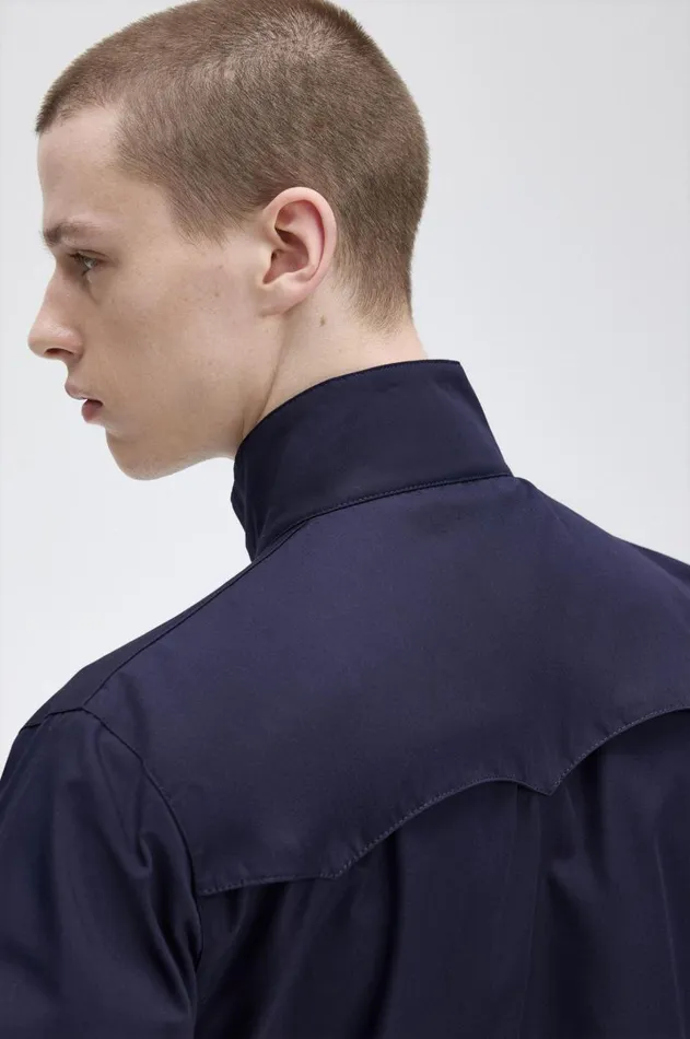 Men Coats and Jackets Fred Perry Harrington Jacket Navy