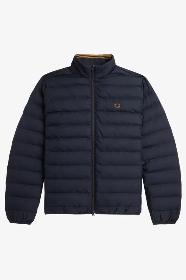Men Coats and Jackets Fred Perry Insulated Jacket Navy
