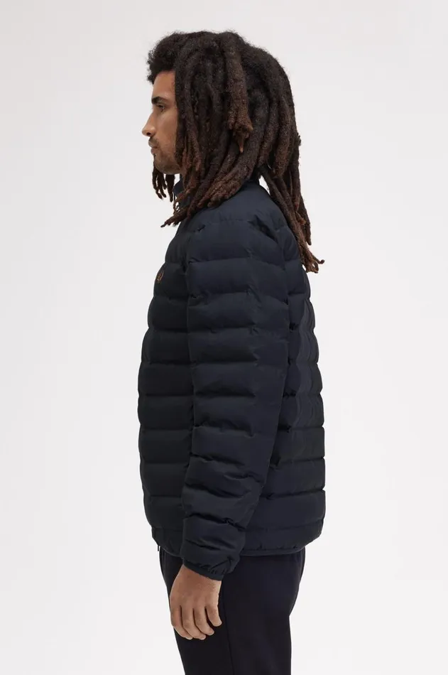 Men Coats and Jackets Fred Perry Insulated Jacket Navy