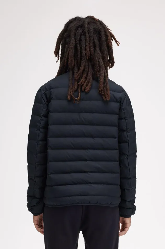 Men Coats and Jackets Fred Perry Insulated Jacket Navy