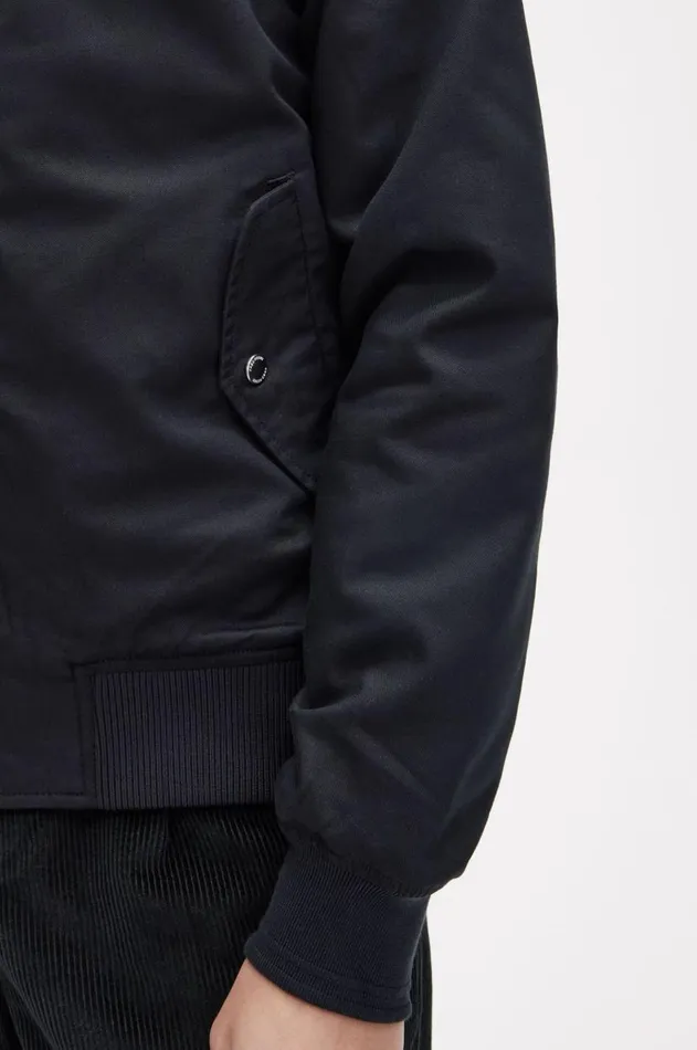 Men Coats and Jackets Fred Perry Padded Harrington Jacket Black