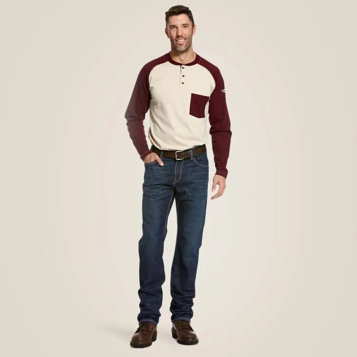 Men Denim Ariat FR M4 Relaxed DuraStretch Lineup Stackable Straight Leg Jean Platinum Men Denim Ariat FR M4 Relaxed DuraStretch Lineup Stackable Straight Leg Jean Platinum