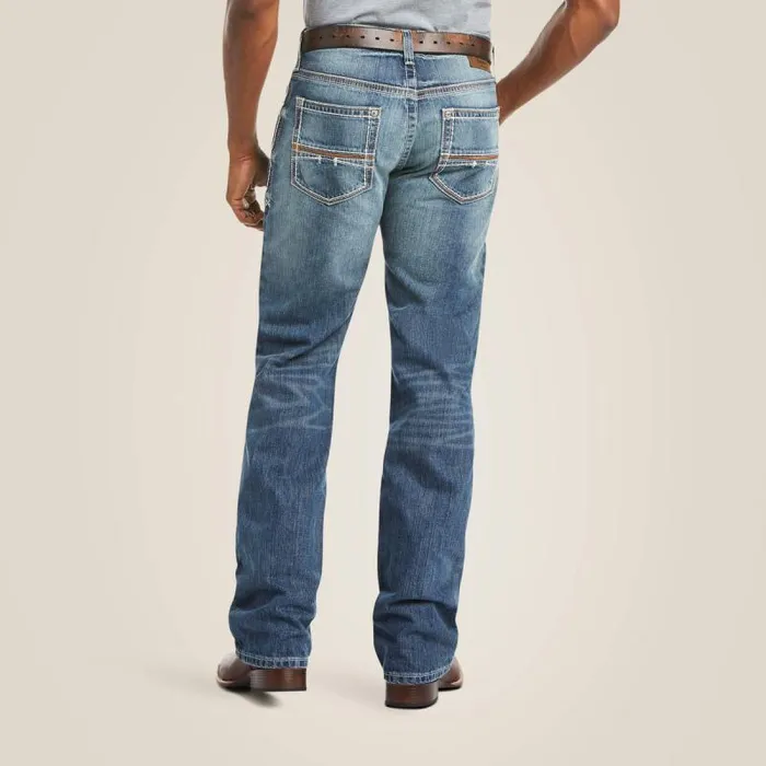 Men Denim Ariat M4 Low Rise Coltrane Boot Cut Jean Durango