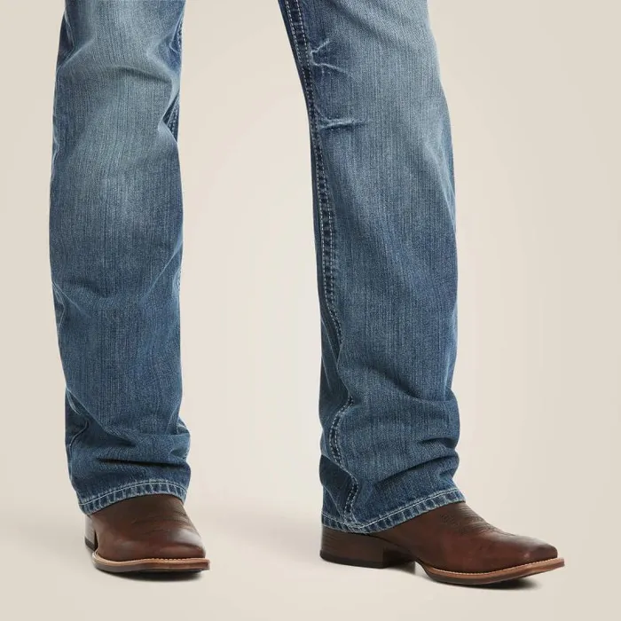 Men Denim Ariat M4 Low Rise Coltrane Boot Cut Jean Durango