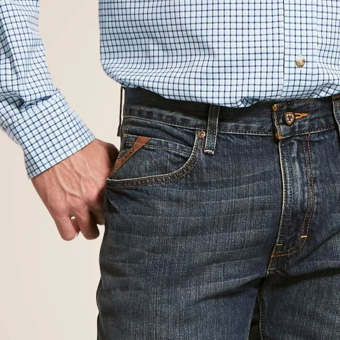 Men Denim Ariat M4 Low Rise Legacy Boot Cut Jean Tabac