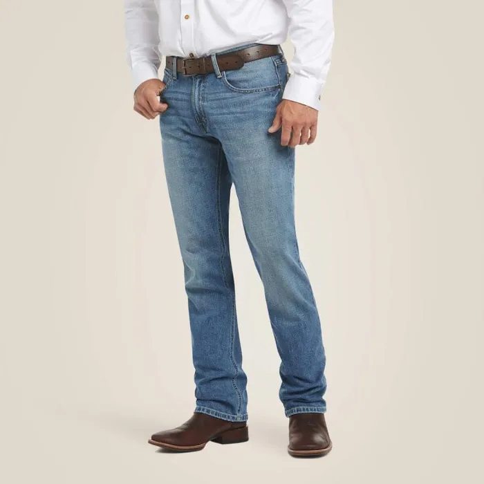 Men Denim Ariat M4 Low Rise Stretch Legacy Stackable Straight Leg Jean Sawyer