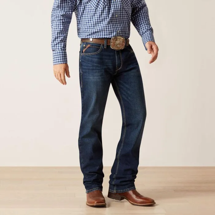 Men Denim Ariat M4 Relaxed Dustin Boot Cut Jean Drake