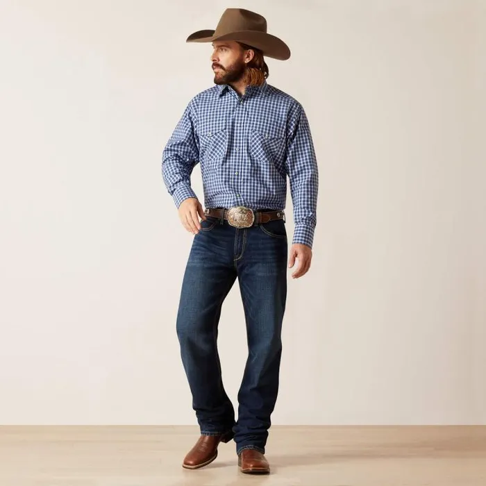 Men Denim Ariat M4 Relaxed Dustin Boot Cut Jean Drake