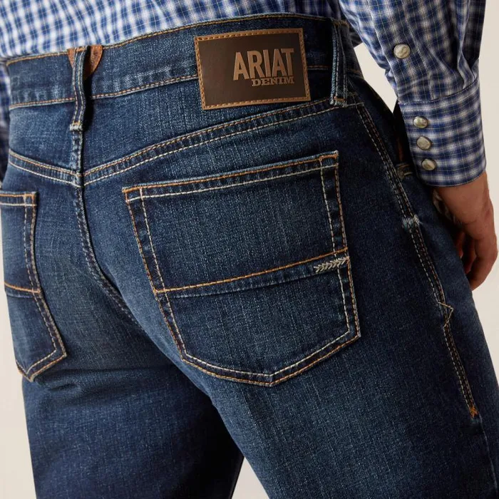 Men Denim Ariat M4 Relaxed Dustin Boot Cut Jean Drake