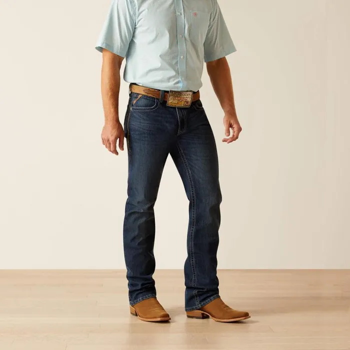 Men Denim Ariat M4 Relaxed Ferrin Boot Cut Jean Colman
