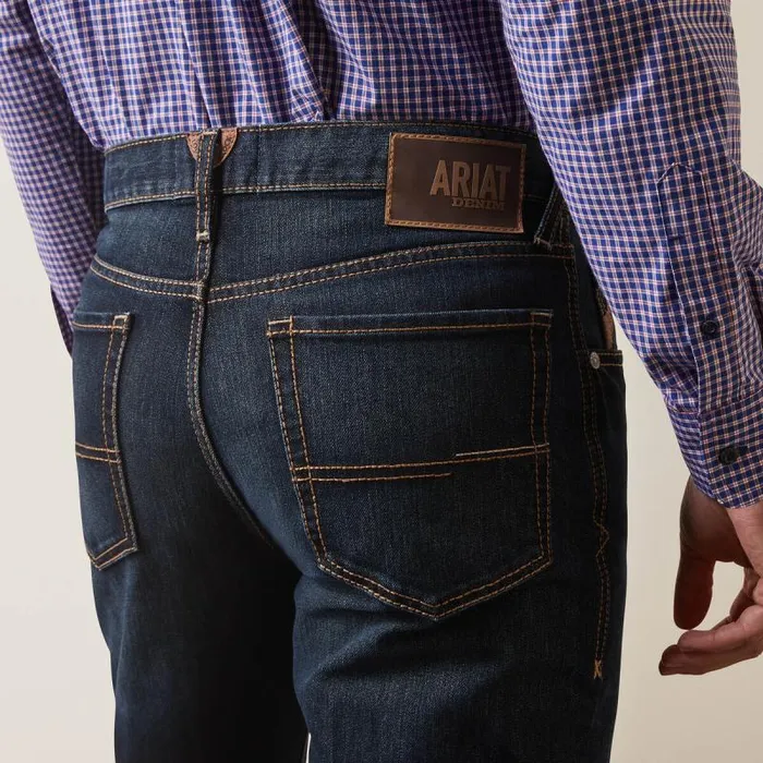 Men Denim Ariat M4 Relaxed Hansen Boot Cut Jean Blackstone Men Denim Ariat M4 Relaxed Hansen Boot Cut Jean Blackstone