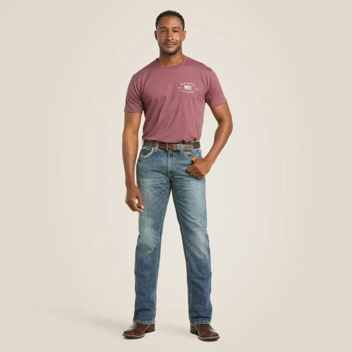 Men Denim Ariat M5 Slim Gambler Stackable Straight Leg Jean Gambler Men Denim Ariat M5 Slim Gambler Stackable Straight Leg Jean Gambler