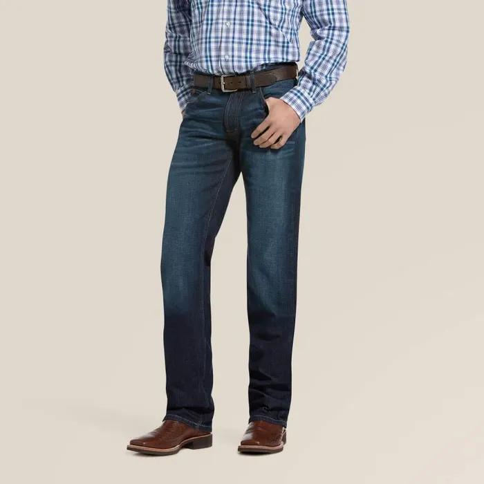 Men Denim Ariat M5 Slim Stretch Legacy Stackable Straight Leg Jean Durham