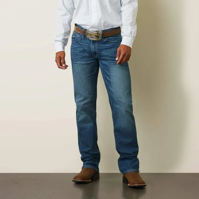 Men Denim Ariat M5 Straight Devon Straight Jean Bayou
