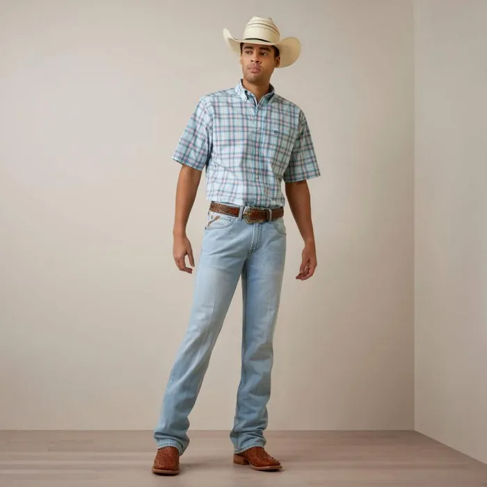 Men Denim Ariat M5 Straight Eli Straight Jean Zuma Men Denim Ariat M5 Straight Eli Straight Jean Zuma