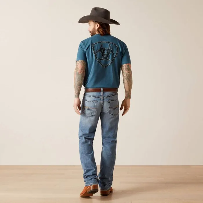Men Denim Ariat M5 Straight Lark Straight Jean Baylor Men Denim Ariat M5 Straight Lark Straight Jean Baylor