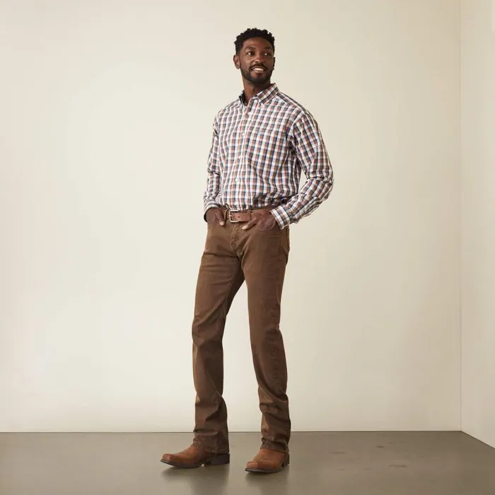 Men Denim Ariat M7 Grizzly Straight Jean Peat Men Denim Ariat M7 Grizzly Straight Jean Peat