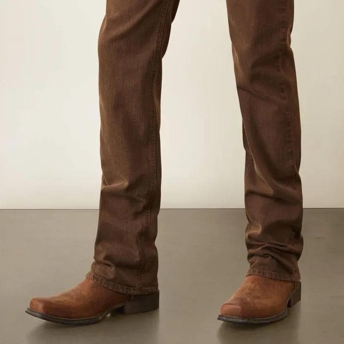 Men Denim Ariat M7 Grizzly Straight Jean Peat Men Denim Ariat M7 Grizzly Straight Jean Peat