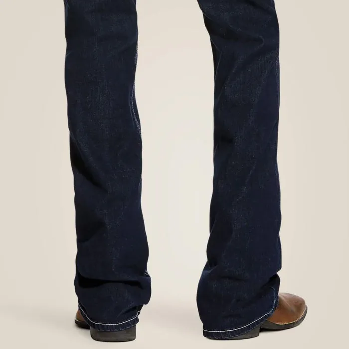 Men Denim Ariat M7 Rocker Concord Stretch Stackable Straight Leg Jean Dodge