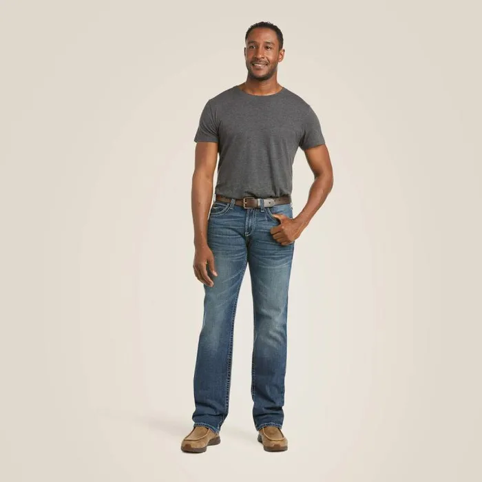 Men Denim Ariat M7 Rocker Stretch Coltrane Stackable Straight Leg Jean Silverton Men Denim Ariat M7 Rocker Stretch Coltrane Stackable Straight Leg Jean Silverton