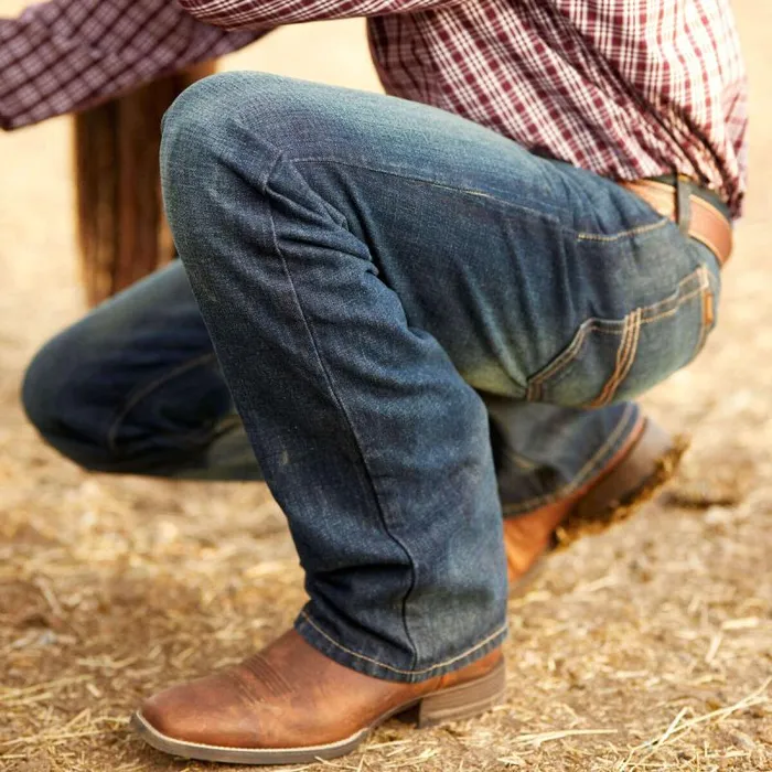 Men Denim Ariat M7 Rocker Stretch Coltrane Stackable Straight Leg Jean Silverton Men Denim Ariat M7 Rocker Stretch Coltrane Stackable Straight Leg Jean Silverton