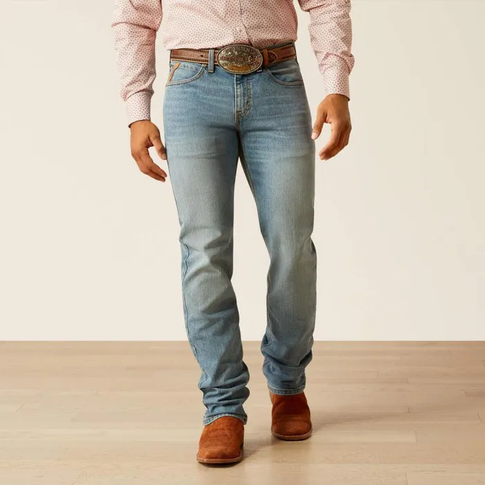 Men Denim Ariat M7 Slim Stretch Pro Series Ray Straight Leg Jean Lindo