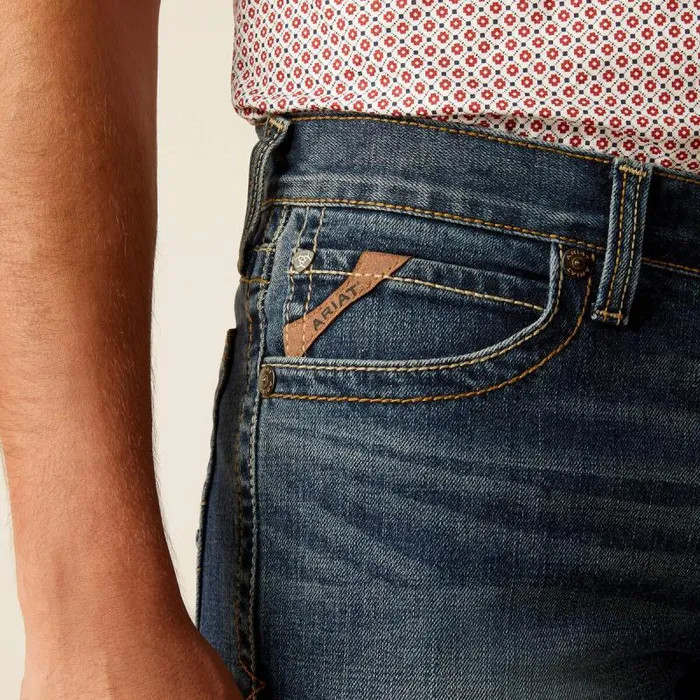 Men Denim Ariat M7 Slim Torrington Straight Leg Jean Travis Men Denim Ariat M7 Slim Torrington Straight Leg Jean Travis