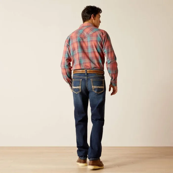 Men Denim Ariat M8 Modern Ranger Straight Leg Jean Pinedale Men Denim Ariat M8 Modern Ranger Straight Leg Jean Pinedale