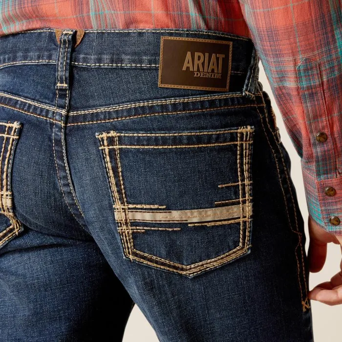 Men Denim Ariat M8 Modern Ranger Straight Leg Jean Pinedale Men Denim Ariat M8 Modern Ranger Straight Leg Jean Pinedale