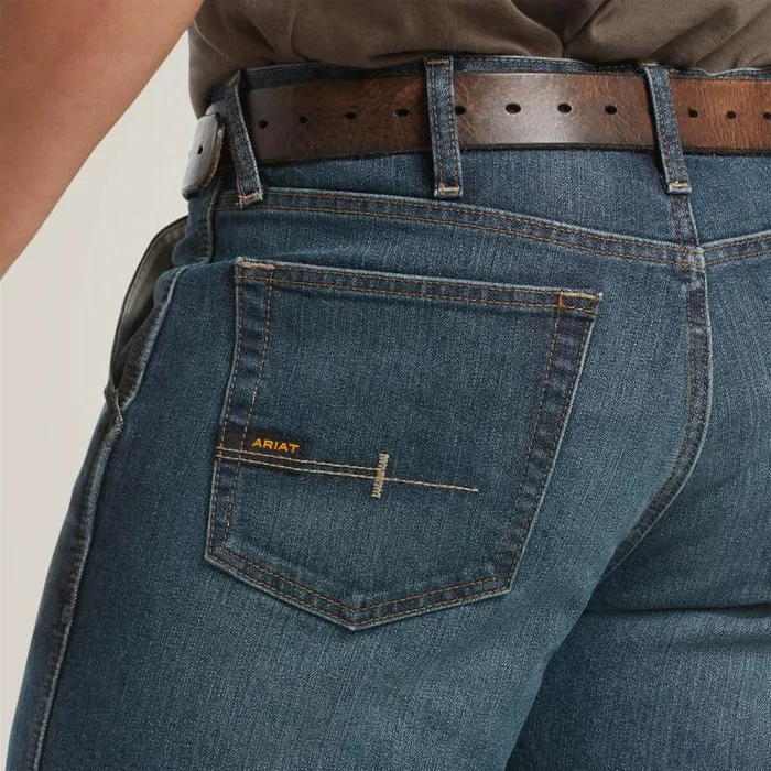 Men Denim Ariat Rebar DuraStretch Denim Utility Short Phantom Men Denim Ariat Rebar DuraStretch Denim Utility Short Phantom