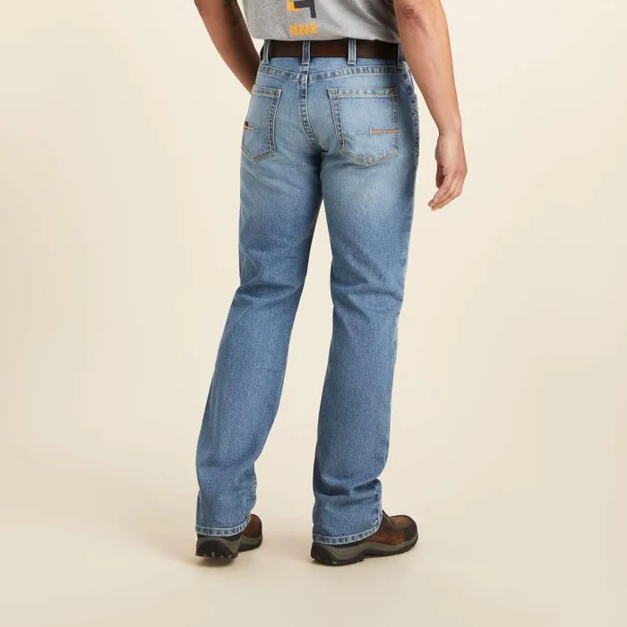 Men Denim Ariat Rebar M5 Straight DuraStretch Edge Straight Leg Jean Merced Men Denim Ariat Rebar M5 Straight DuraStretch Edge Straight Leg Jean Merced