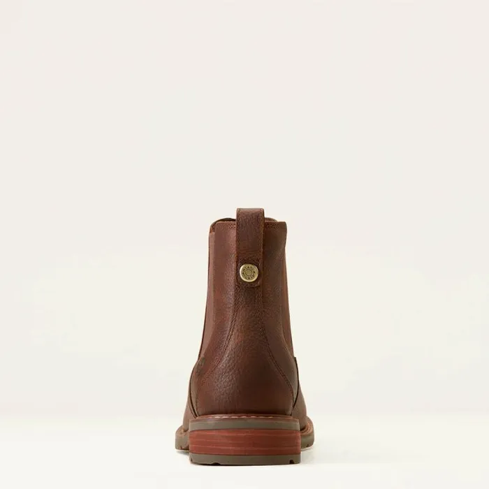 Men Dress and Fashion Boots Ariat Wexford Waterproof Chelsea Boot Dark Brown