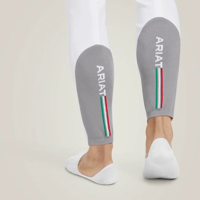 Men English Riding Ariat Speranza Knee Patch Breech White
