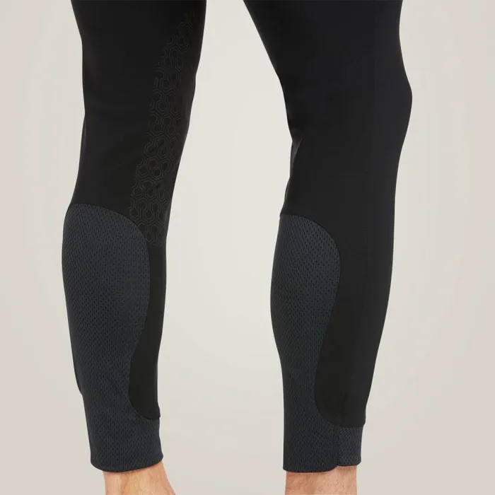 Men English Riding Ariat Tri Factor Grip Knee Patch Breech Black Men English Riding Ariat Tri Factor Grip Knee Patch Breech Black