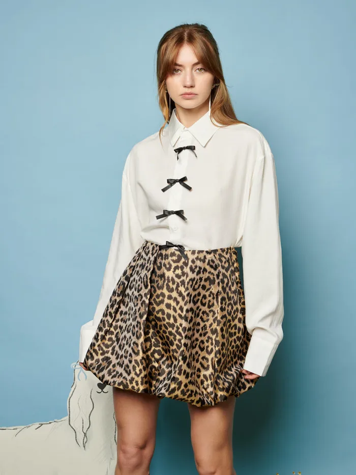 Men Fella Bow Shirt Pearled Ivory Sister Jane Shirts