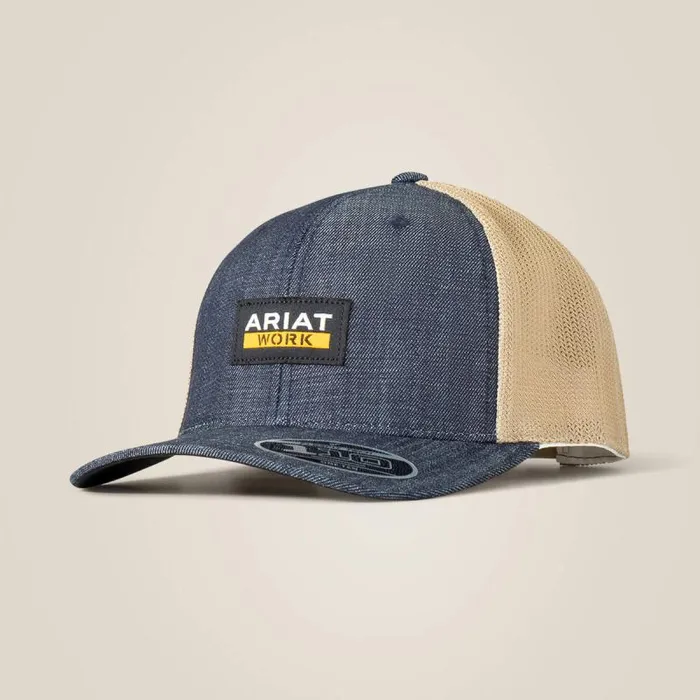 Men Hats and Caps Ariat Ariat Work Cap Denim
