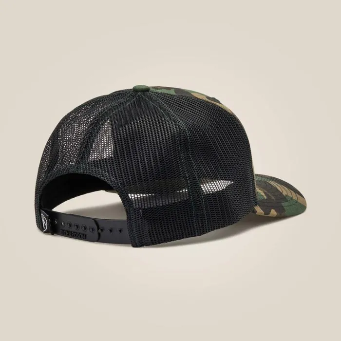 Men Hats and Caps Ariat Flag Patch Cap Camo