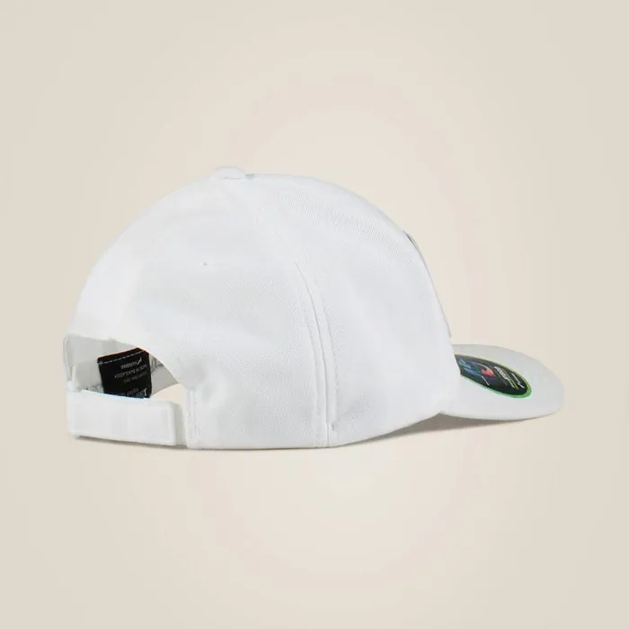 Men Hats and Caps Ariat Large Logo Patch Cap White Men Hats and Caps Ariat Large Logo Patch Cap White