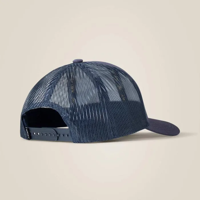 Men Hats and Caps Ariat Logo Patch Cap Navy Men Hats and Caps Ariat Logo Patch Cap Navy