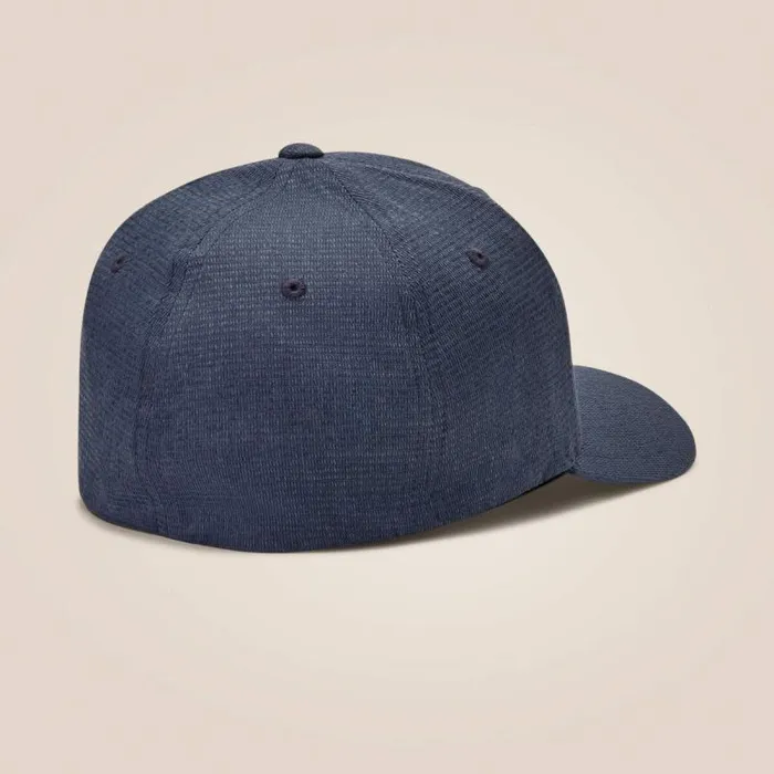 Men Hats and Caps Ariat Round Logo Patch Cap Blue